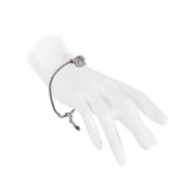 Bracciale bottone sardo argento