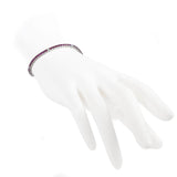 Bracciale Tennis rubini e diamanti