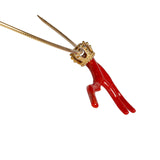 Ciondolo Ramo Corallo Crown argento dorato