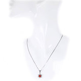 Ciondolo Sole Argento corallo e zirconi
