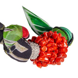 Collana Foulard corallo rosso filigrana argento