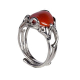 Anello Algua argento e corallo