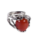 Anello Algua argento e corallo