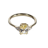 Anello Belle oro zaffiro diamanti
