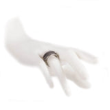 Anello argento Semichilciu
