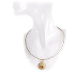 Ciondolo Corbula traforata oro filigrana sarda corallo