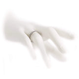 Fede Sarda Fascia Sottile argento 1 Rosa