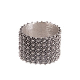 Fede Sarda Argento 6 Rose fascia alta