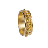 Sardinian gold ring Sa Corda