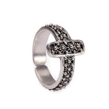 Anello Menhir filigrana argento realizzato a mano - Marina Ferraro Gioielli