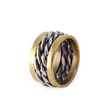 Anello Nautic Fascia doppia - Marina Ferraro Gioielli