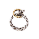 Anello slim Nautic - argento e bronzo - Marina Ferraro Gioielli