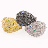 fede sarda classica argento e zirconi - Marina Ferraro Gioielli