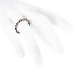 Fede oro bianco 18 kt. sarda rubini, zaffiri, zavoriti - Marina Ferraro Gioielli