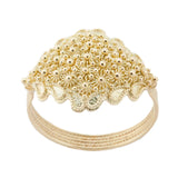 Fede Sarda foglia oro filigrana - Marina Ferraro Gioielli