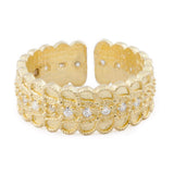 Fede Sarda Line con Zirconi - Marina Ferraro Gioielli