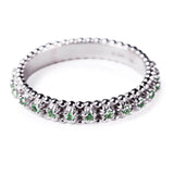 Fede oro bianco 18 kt. sarda rubini, zaffiri, zavoriti | Corallo Rubrum sardo Marina Ferraro Gioielli