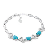 Bracciale Cuore e Zirconi - Marina Ferraro Gioielli