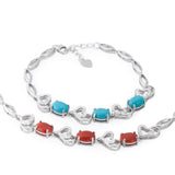 Bracciale Cuore e Zirconi - Marina Ferraro Gioielli