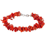 Bracciale scaglie di Corallo Rosso Sardegna (Rubrum) - Marina Ferraro Gioielli