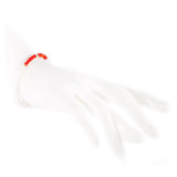 bracciale semirigido baroque corallo rosso argento perle barocche - Marina Ferraro Gioielli