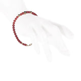 Bracciale sfere oro e corallo rosso (4,5mm) - Marina Ferraro Gioielli