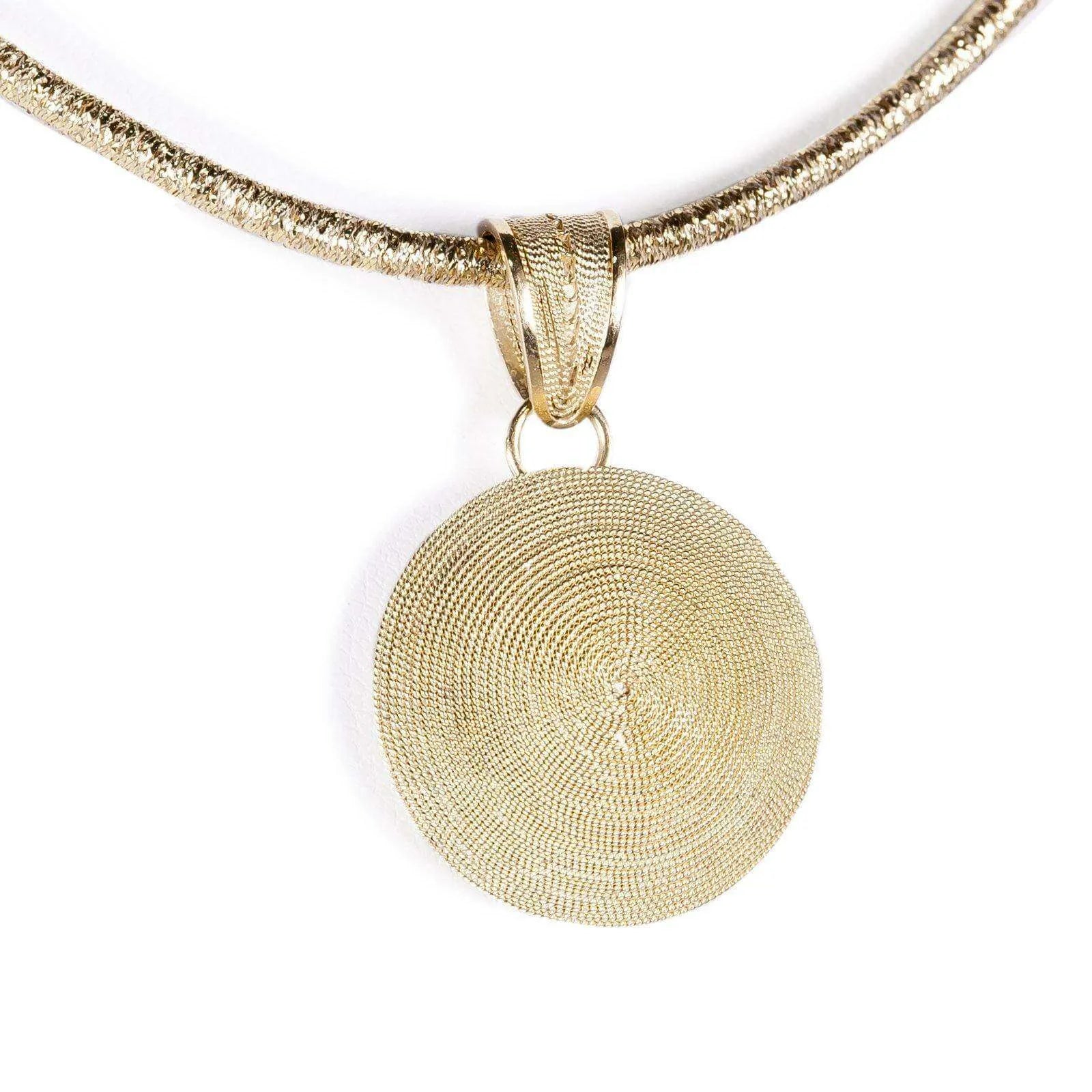 Sardinian Corbula pendant Sardinian filigree gold