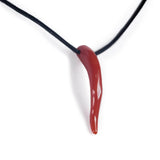 Ciondolo corno Corallo naturale Alghero - Marina Ferraro Gioielli