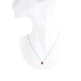 Ciondolo cuore corallo e argento - Marina Ferraro Gioielli