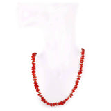 Collana Corallo Rosso Sardegna (Rubrum) e argento dorato - Marina Ferraro Gioielli