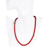 Collana sfere corallo 7mm e oro - Marina Ferraro Gioielli