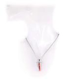 Corno Crown (Piccolo) Corallo e Argento - Marina Ferraro Gioielli