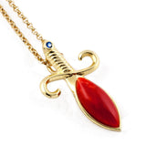 Ciondolo Coral Blade - Marina Ferraro Gioielli