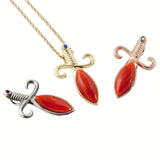 Ciondolo Coral Blade - Marina Ferraro Gioielli