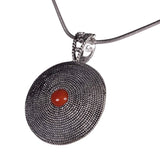 Ciondolo Corbula Sarda Argento e Corallo Rosso - Marina Ferraro Gioielli