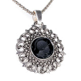 Ciondolo Guerriero onice - filigrana argento - Marina Ferraro Gioielli