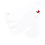 Orecchini cuore argento con sfera corallo - Marina Ferraro Gioielli