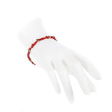 Bracciale Stella Corallo rosso, Argento 925