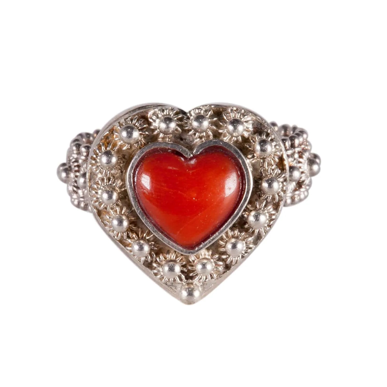 925 Argento - Bracciale Filigrana Con Corallo Rosso Fatto A - Foto 2